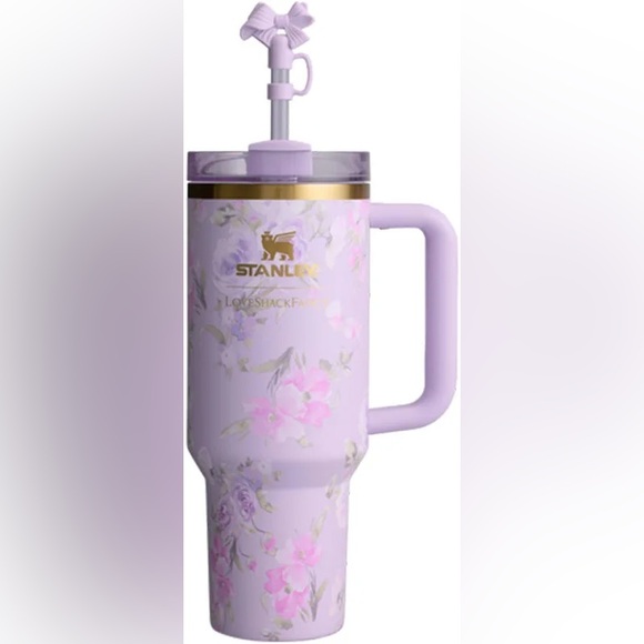 Stanley X LoveShackFancy 40OZ Quencher Happy Thoughts - Picture 3 of 5